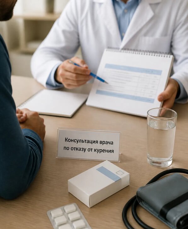Консультация врача по отказу от курения для взрослых в Волжском